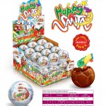 Шоколадови топки Happy Santa с шоколад и играчка