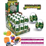 Шоколадови яйца Jungle с шоколад и играчка